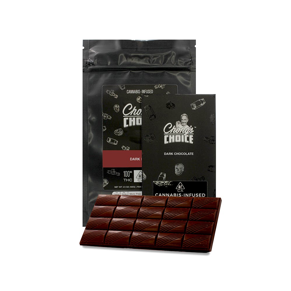 Chong's Choice Dark Daze Chocolate Bar 100mg THC