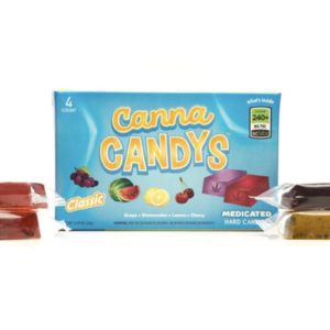 Classic 4pk Hard Candy 240mg/Box - Canna Candys