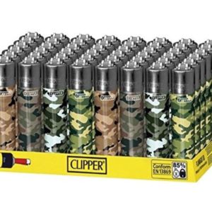 Clipper Camo Lighter w/Removable Flint