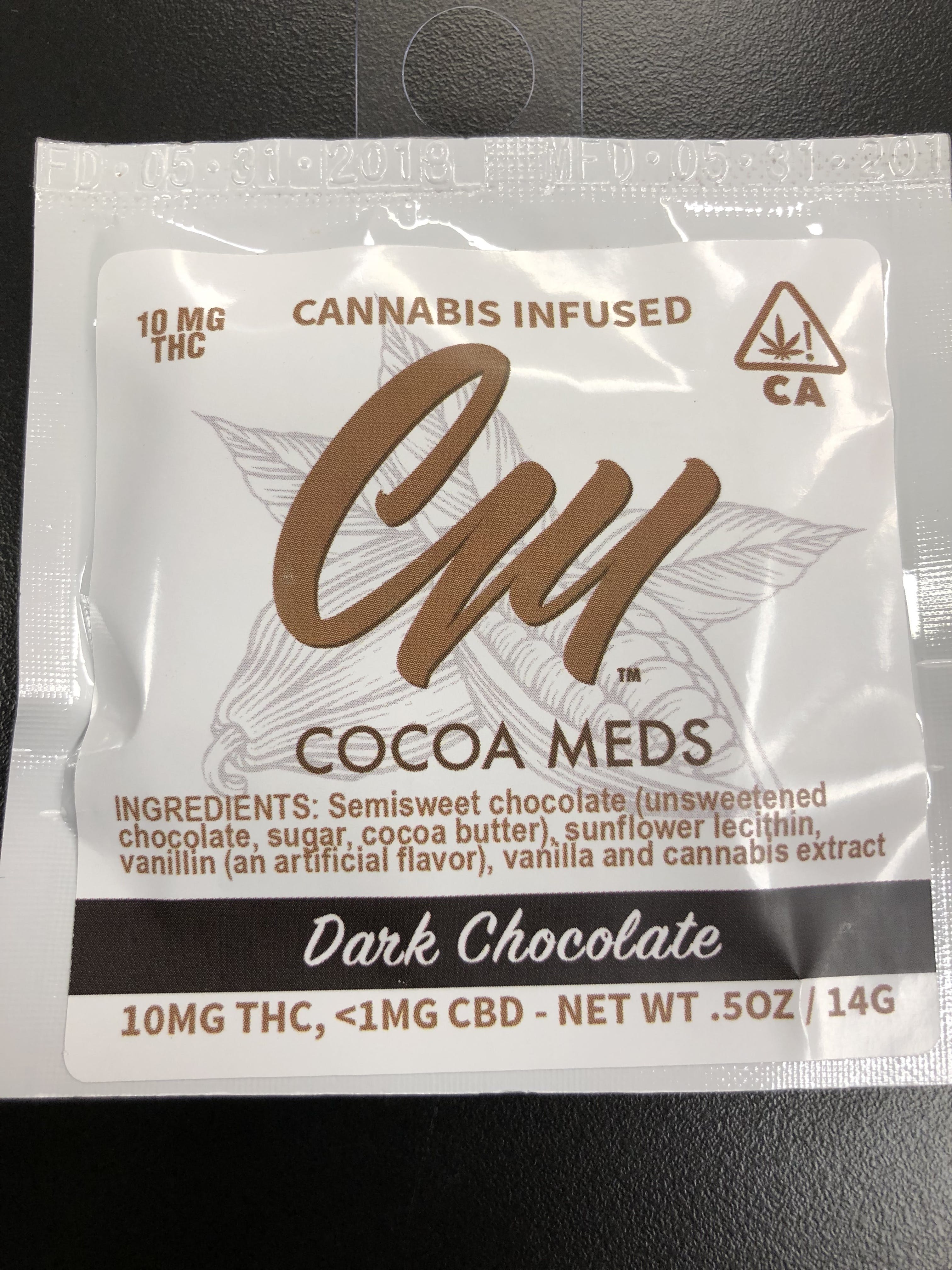 edible-cocoa-meds-10mg-thc-dark-chocolate