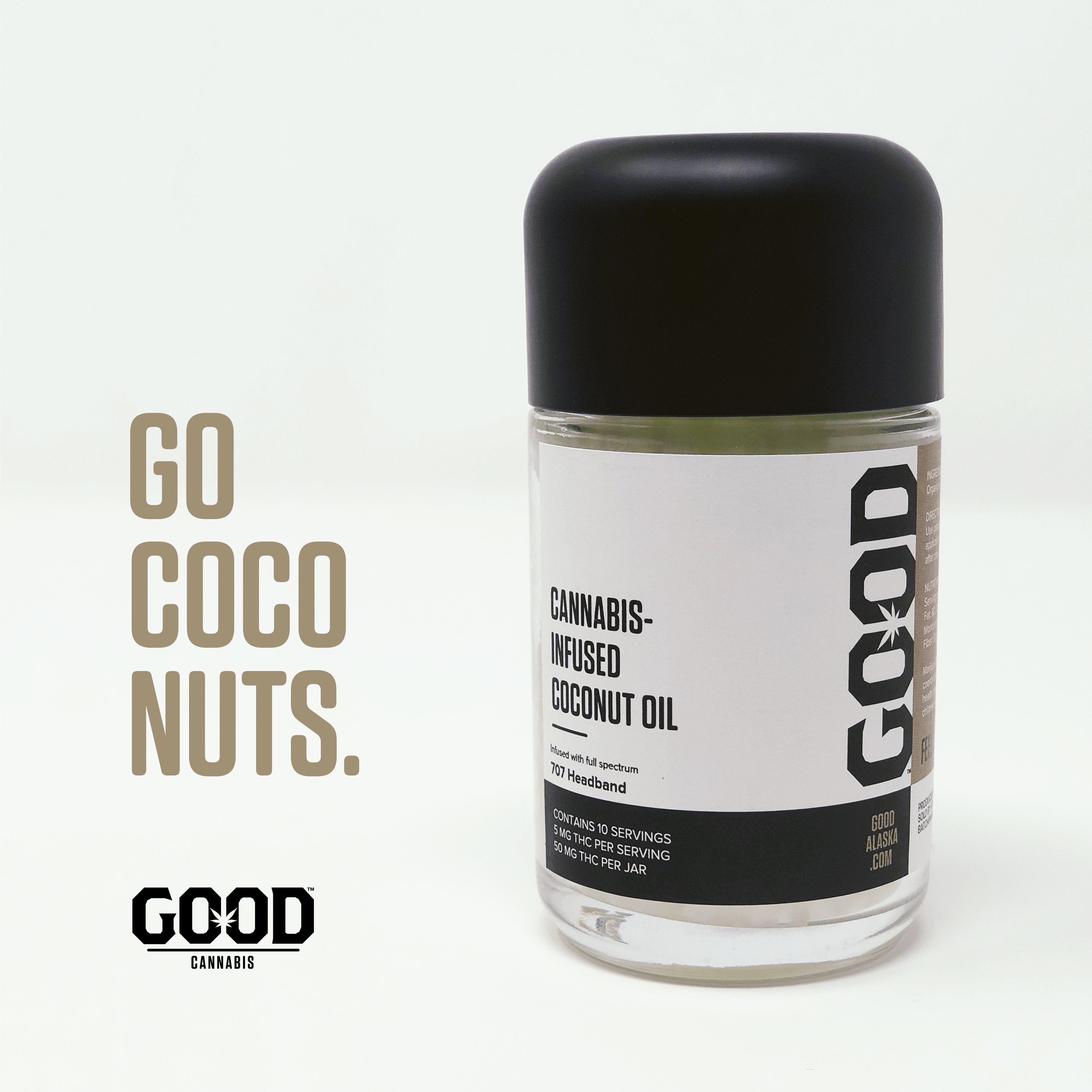 Coconut Oil by GOOD 50mg THC