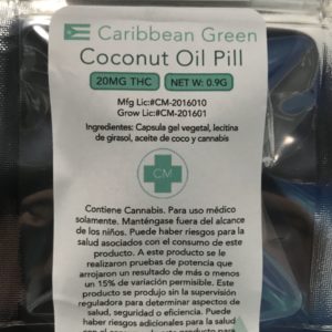 Coconut Oil Pill - 20mg THC (indica)