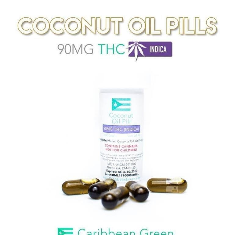 Coconut Oil Pills - 90mg THC