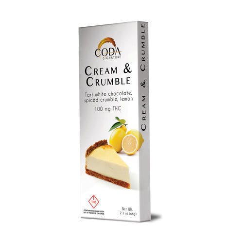 Coda 100mg Cream and Crumble Bar