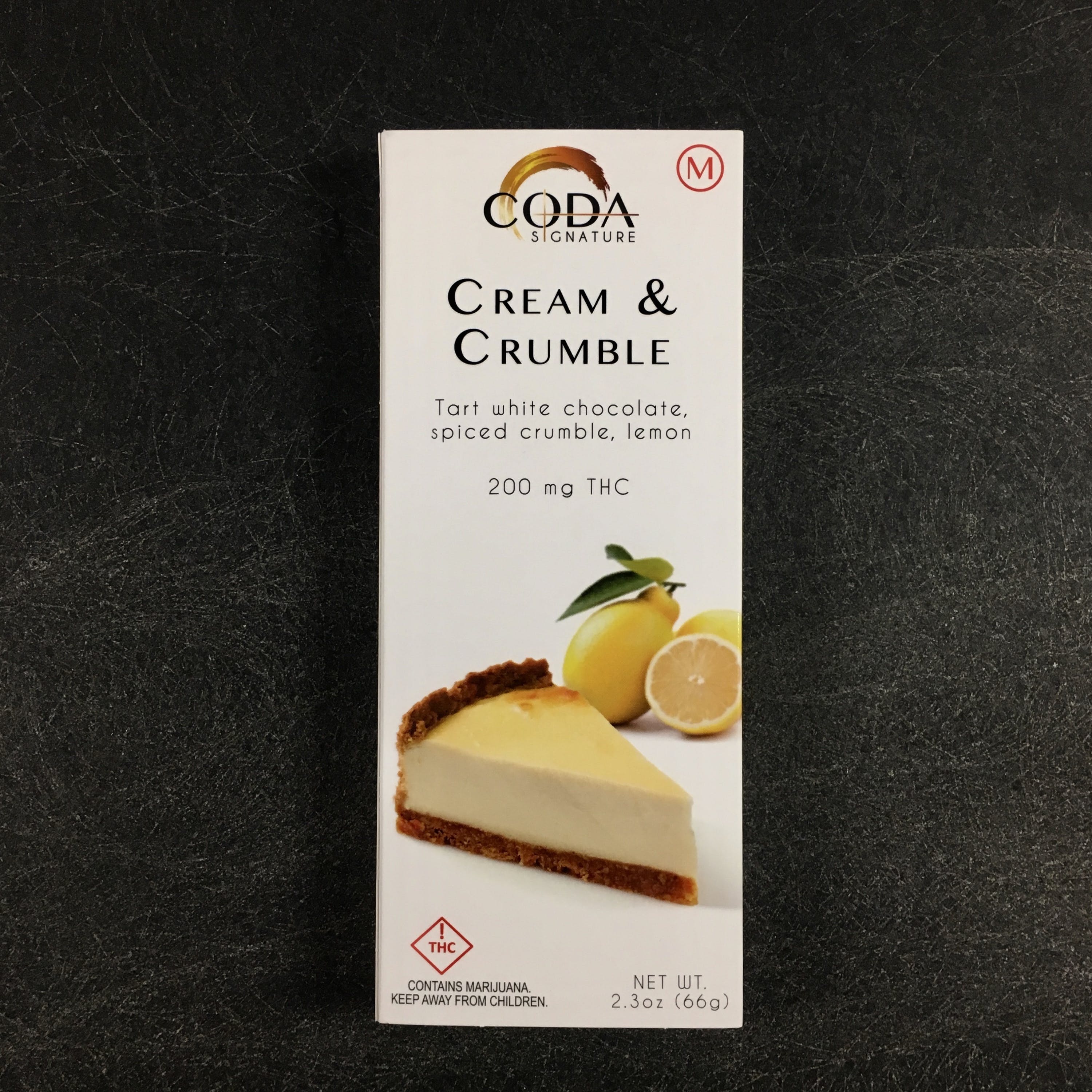CODA Signature, Cream & Crumble Chocolate, 200mg