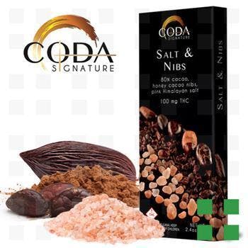 Coda Signature Salt & Nibs Bar 500mg