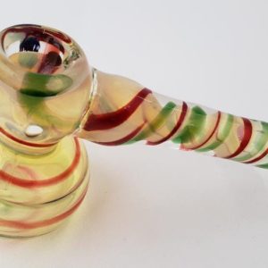 Color Swirl Hammer Bubbler 6.5"