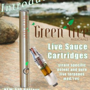 CON - Green Tree Live Sauce Carts 500mg