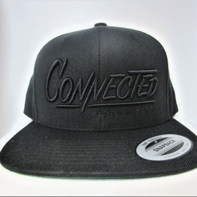 Connected Cannabis Co. - Snapback Hat (Black)