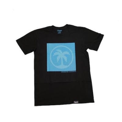 Connected Cannabis Co. - Trippy Palm T-Shirt (Black)