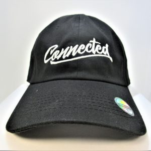 Connected Dad Hat (Black Large Writing)