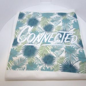 Connected Floral Print T-Shirt (Black or White)