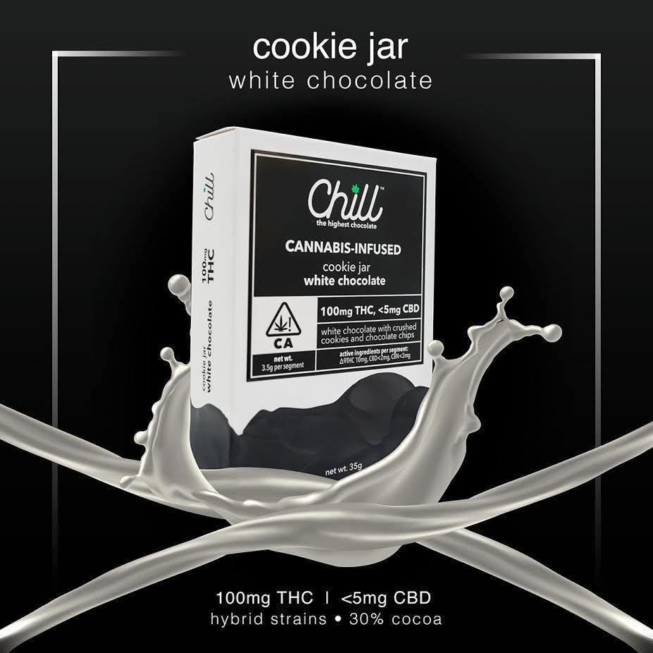 Cookie Jar White Chocolate Bar by Chill