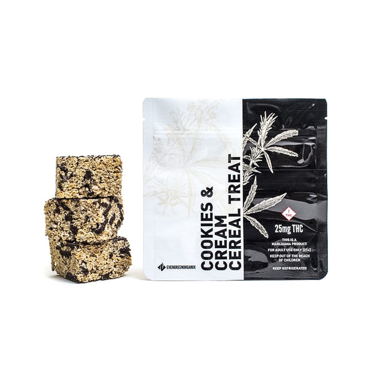 Cookies & Cream Cereal Treat 25mg