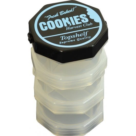 Cookies Medium Stackable Jar- White