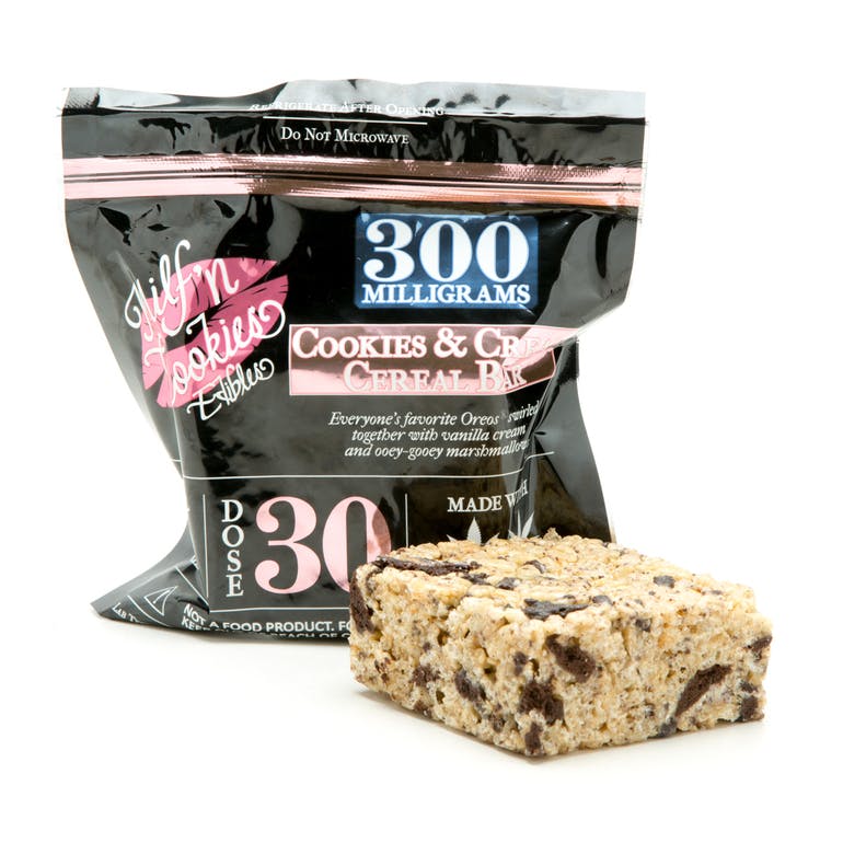 Cookies 'N Cream Cereal Bar 300mg (2 FOR 20)