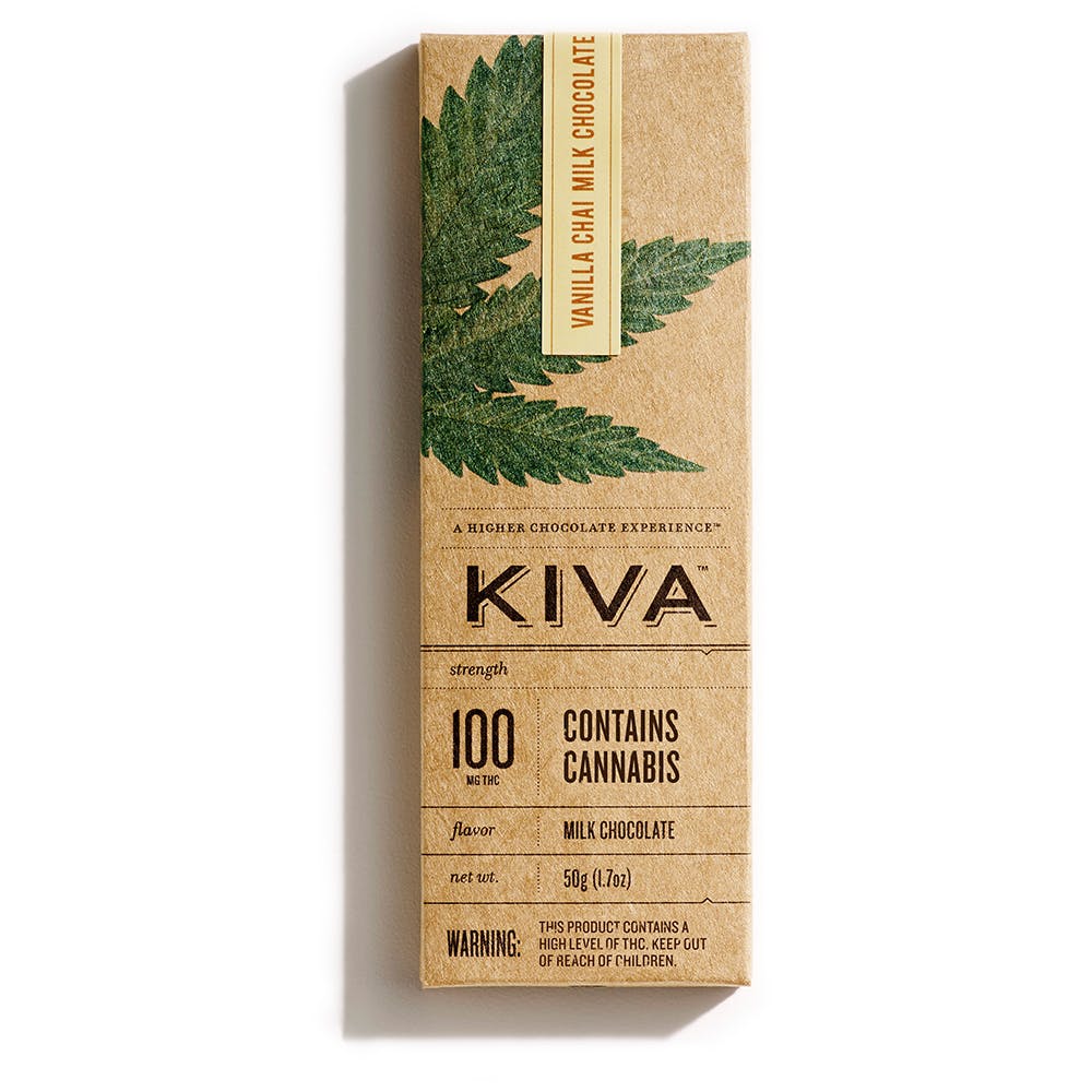 Cresco Kiva Vanilla Chai Milk Chocolate 100mg