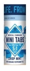 Crisp Mint 5:1 ratio mini tabs by Vive