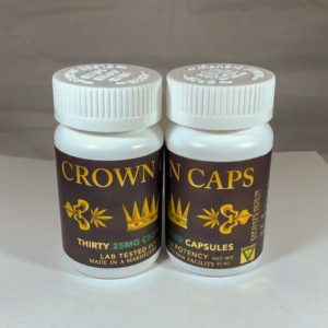 Crown Caps CBD 30pk - 25mg