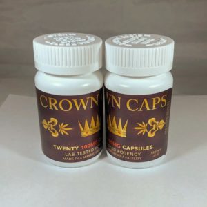 Crown Caps THC 20pk - 100mg