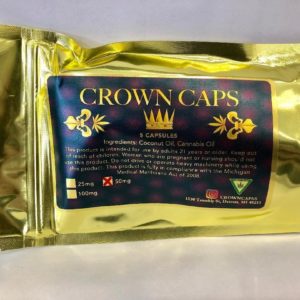 Crown Caps THC 50mg Capsules