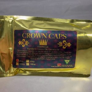 Crown Caps THC 5pk - 25mg