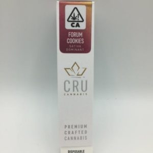 CRU Cannabis - Forum Cookies Disposable Vape (.3ML)