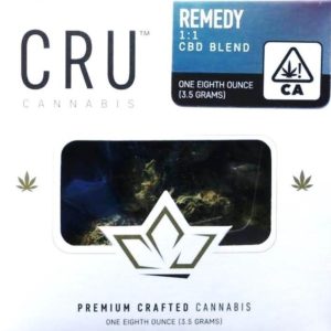 CRU Cannbis- Remedy 1:1 CBD