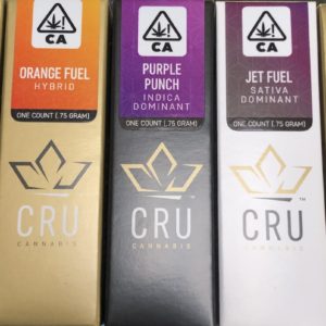CRU. PREROLLS variety of flavors