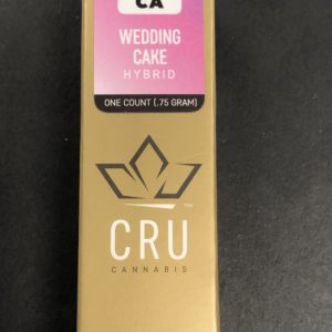 CRU Wedding Cake Pre roll .75g
