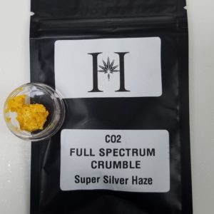 Crumble Super Silver Haze THC: 49.4% CBD: 0.07%