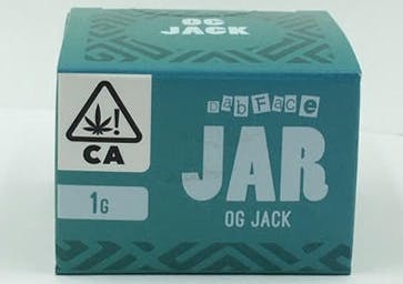 Dab Face Oil Jar 1g - OG Jack
