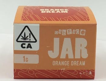 Dab Face Oil Jar 1g - Orange Dream