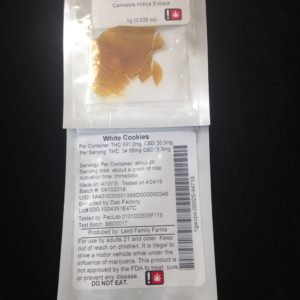 Dab Factory Extracts White Cookies 1g