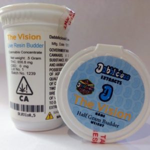 Dabblicious | The Vision Live Resin Budder