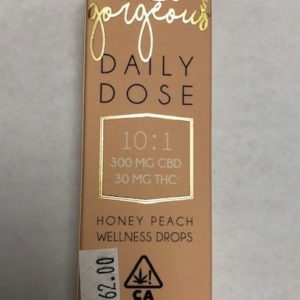 Daily Dose 10:1 Honey Peach Wellness Drops- High Gorgeous