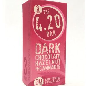 Dark Chocolate + Hazelnut 4.20Bar 3-Pack