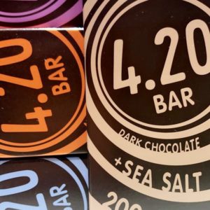 Dark Chocolate + Sea Salt 4.20 Bar - 200mg