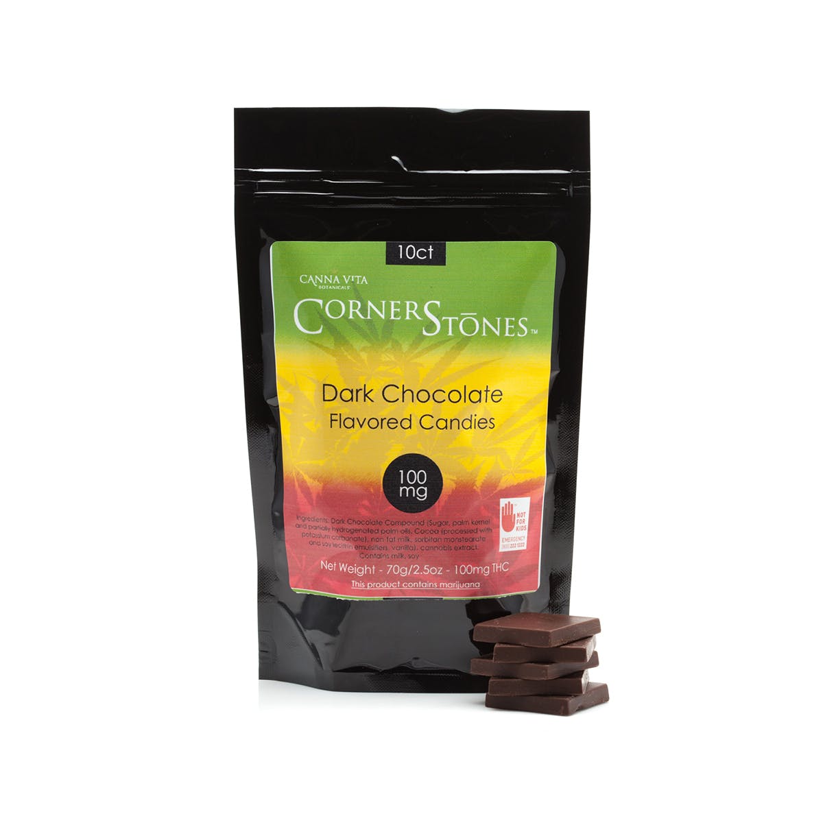 edible-cornerstones-by-canna-vita-dark-chocolate-candies-100mg