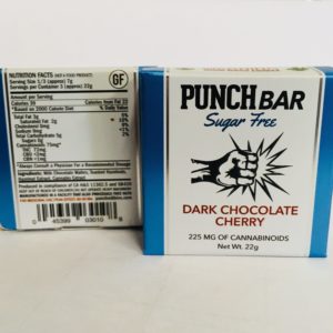 Dark Chocolate Cherry Sugar Free Bar, 225mg