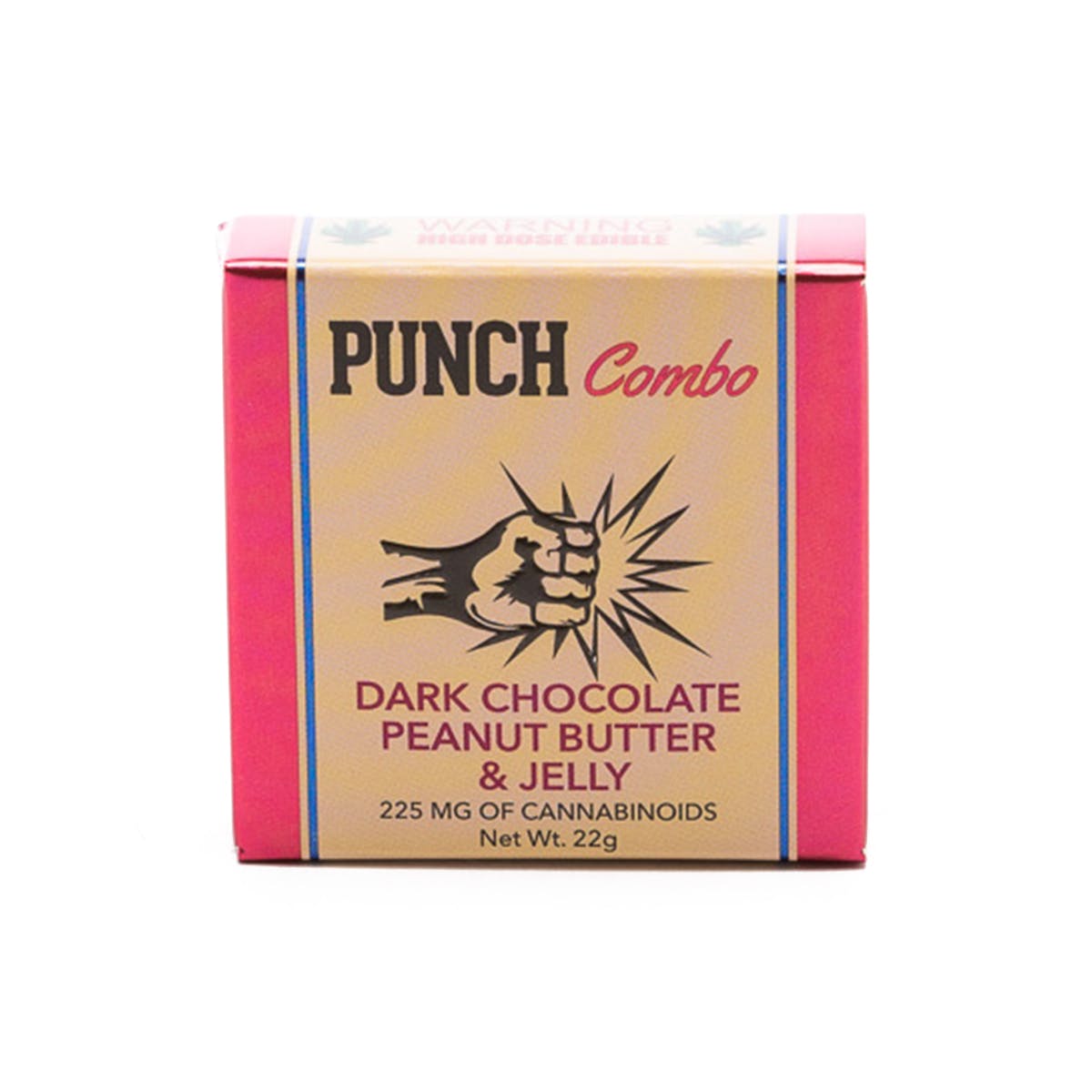 Dark Chocolate Peanut Butter & Jelly COMBO, 225mg