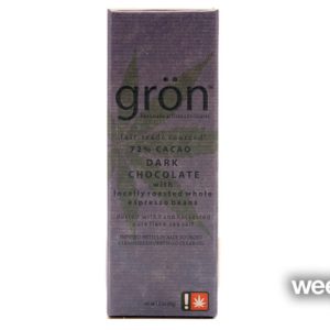 Dark Chocolate w/Espresso Bean- (medical)- 99mg Bar- Gron
