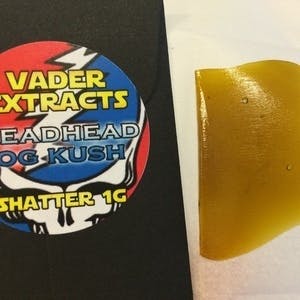 Dead Head OG Kush Shatter - Vader Extracts