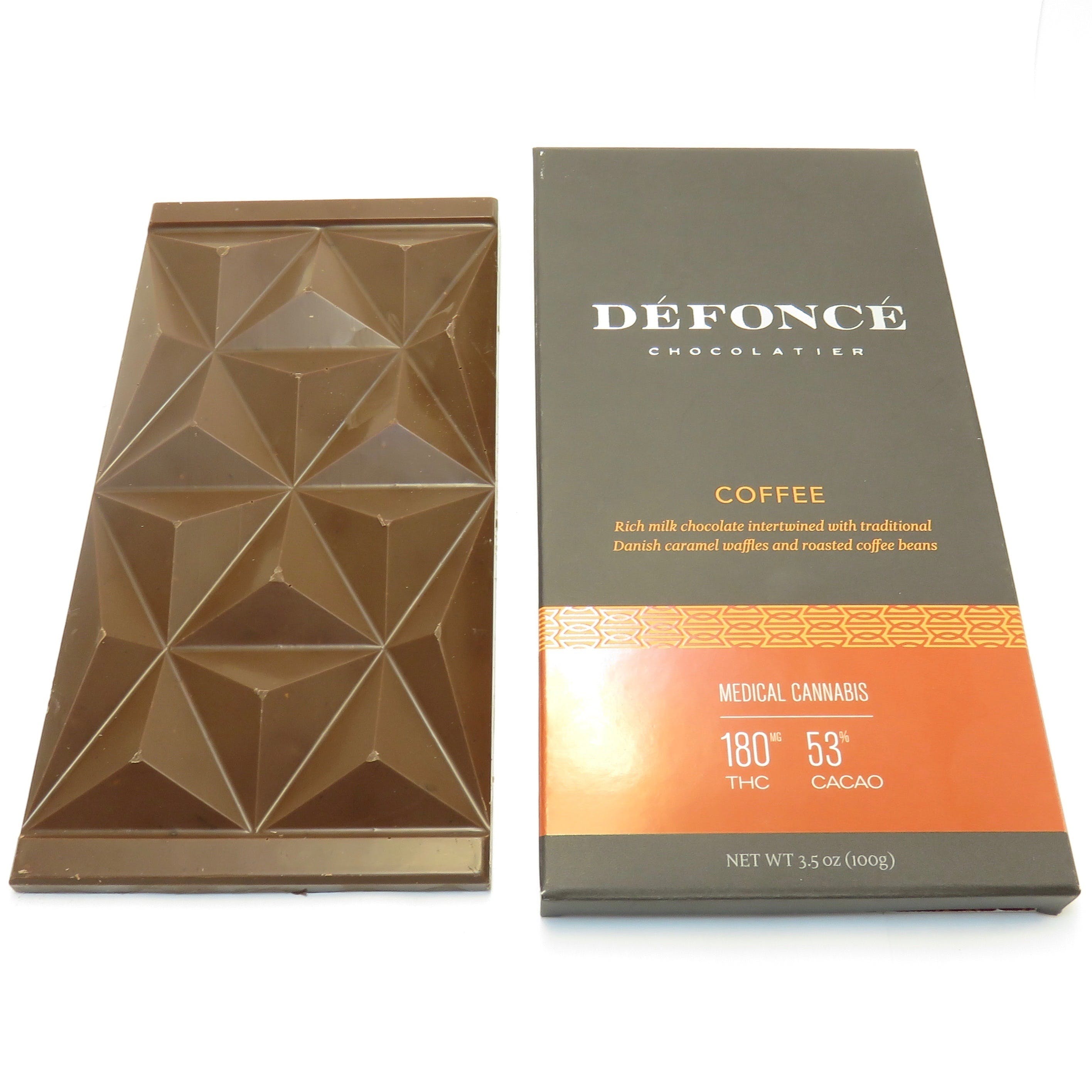 Defonce - 90mg THC - Coffee Chocolate Bar