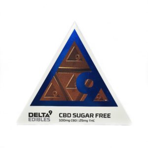 DELTA 9 CBD SUGAR FREE CHOCOLATE