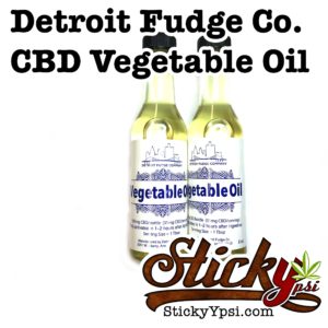 Detroit Fudge Co. 200mg CBD Vegetable Oil