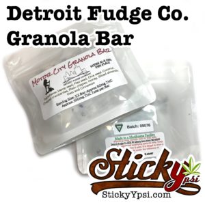 Detroit Fudge Granola Bar 100mg