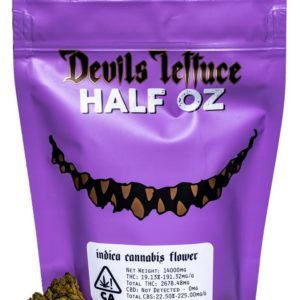 Devil Lettuce: Half Oz Indica