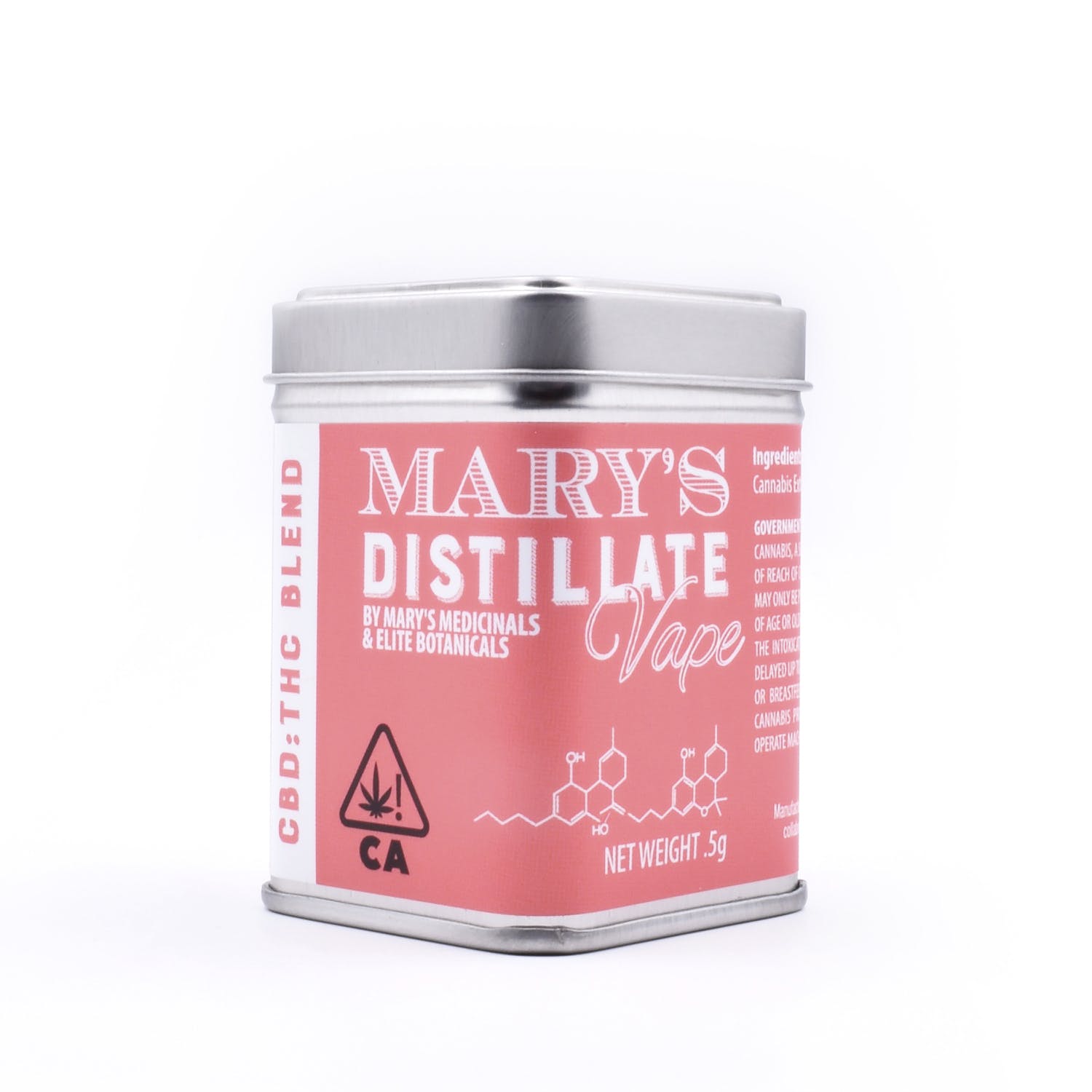 Distillate 1:1 Cartridge - Mary's Medicinals