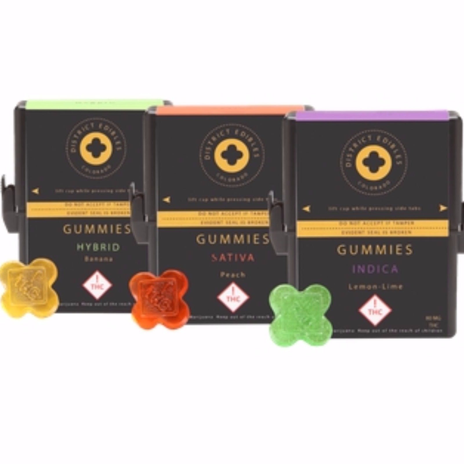 District Tropical Punch Sativa Gummies (108.88mg)